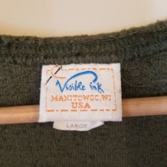 𝅺vintage Floral Vest Fleece With Embroidery Visible Ink Size Large - Picture 8 of 8